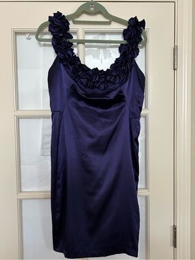 Dress Barn deep purple cocktail dress